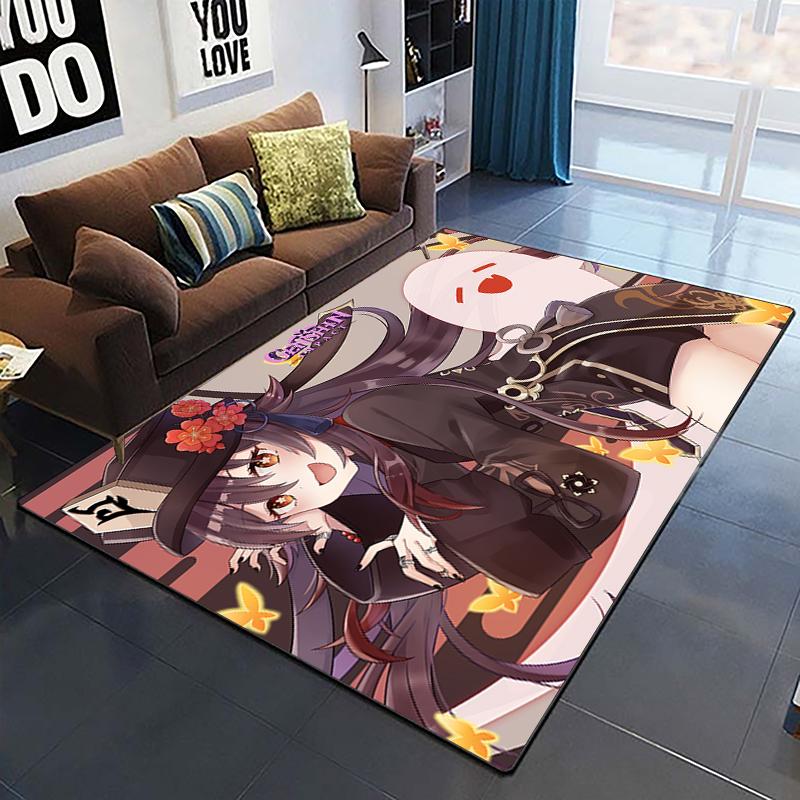 Genshin Impact Custom Carpet Home Decoration Rugs for Bedroom Yoga Mat Soft  Carpets for Living Room Soft Area Cushion