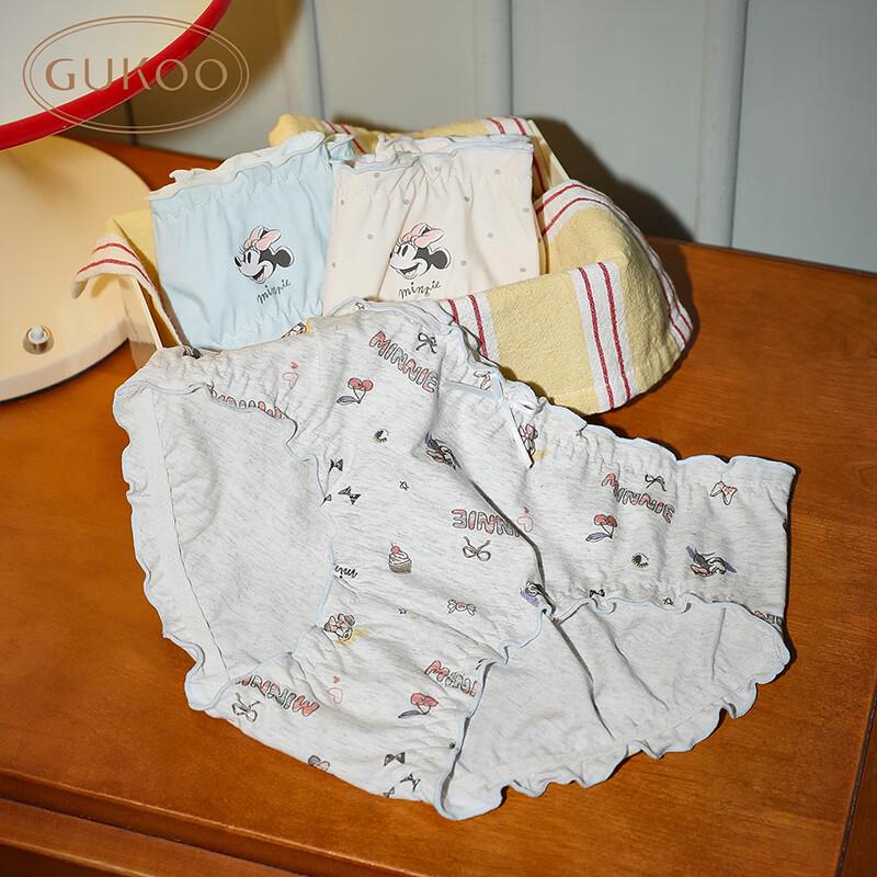 Gukoo Women s Disney Mickey Cotton Underwear 3-Pack M