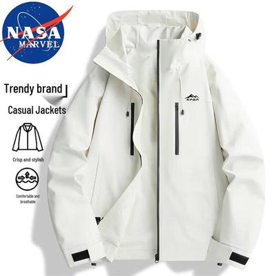 Kurtka wiatrówka z kapturem NASA MARVEL