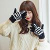 Winter Niedliche Katze Cartoon Plüsch Touchscreen Handschuhe für Studenten und Berufstätige