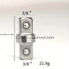 1/3Pcs 1/4 3/8 1/2 inch double-sided head socket adapter impact drive ratchet wrench socket adapter repair hand tool