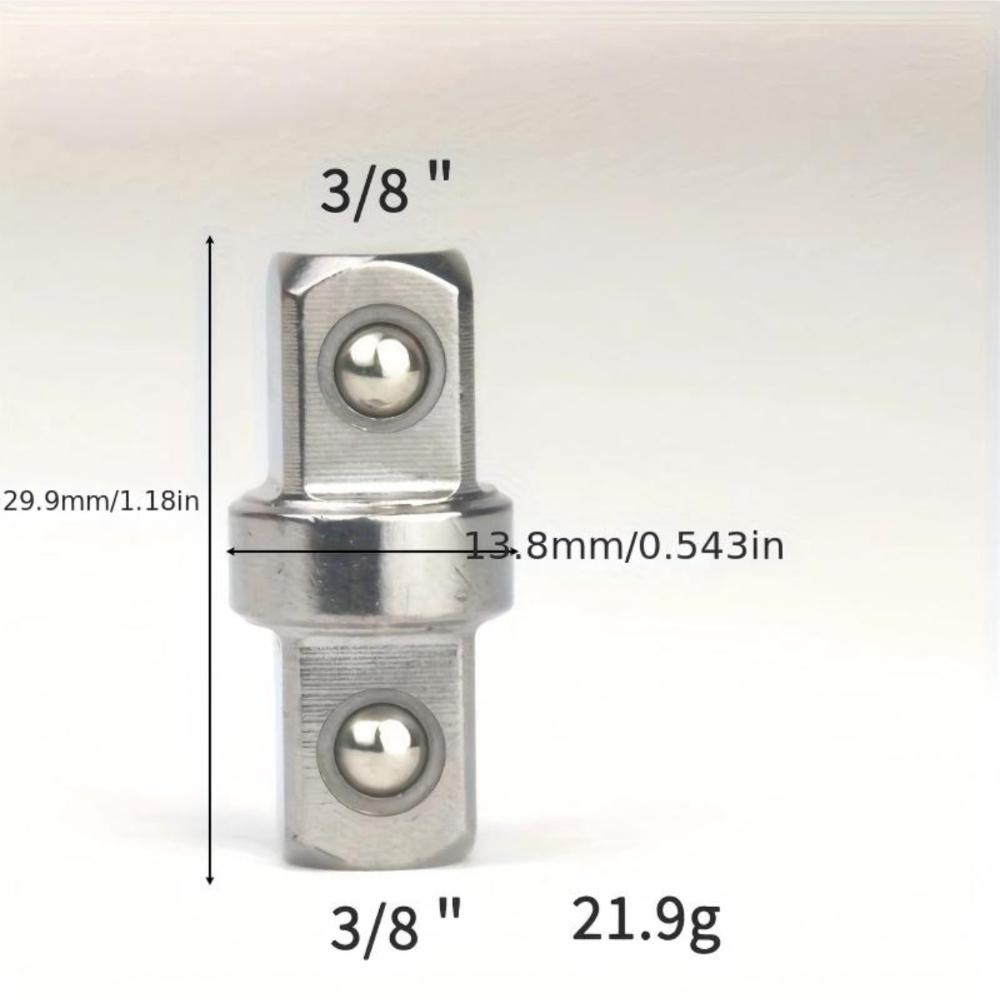 1/3Pcs 1/4 3/8 1/2 inch double-sided head socket adapter impact drive ratchet wrench socket adapter repair hand tool