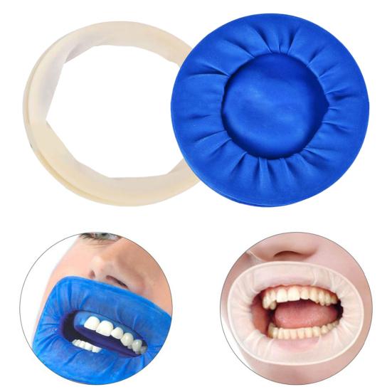 

Легкий мундштук-резиновая прокладка Удобные универсальные расширители Ретрактор Открыватель рта белый