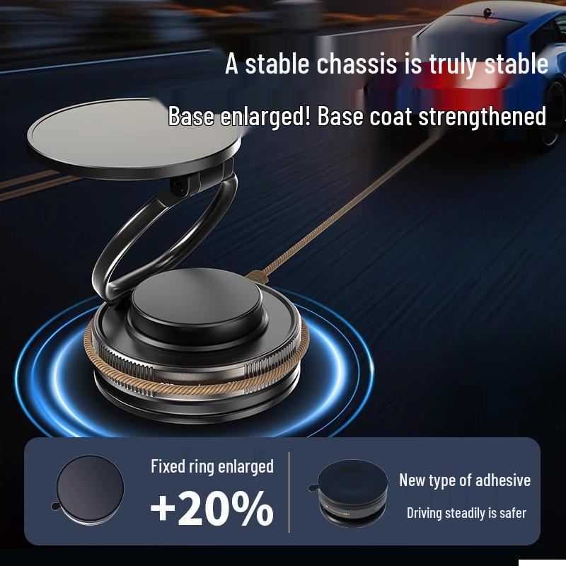 2025 Magnetic Car Phone Holder with Vacuum Suction Cup, Compatible with MagSafe
