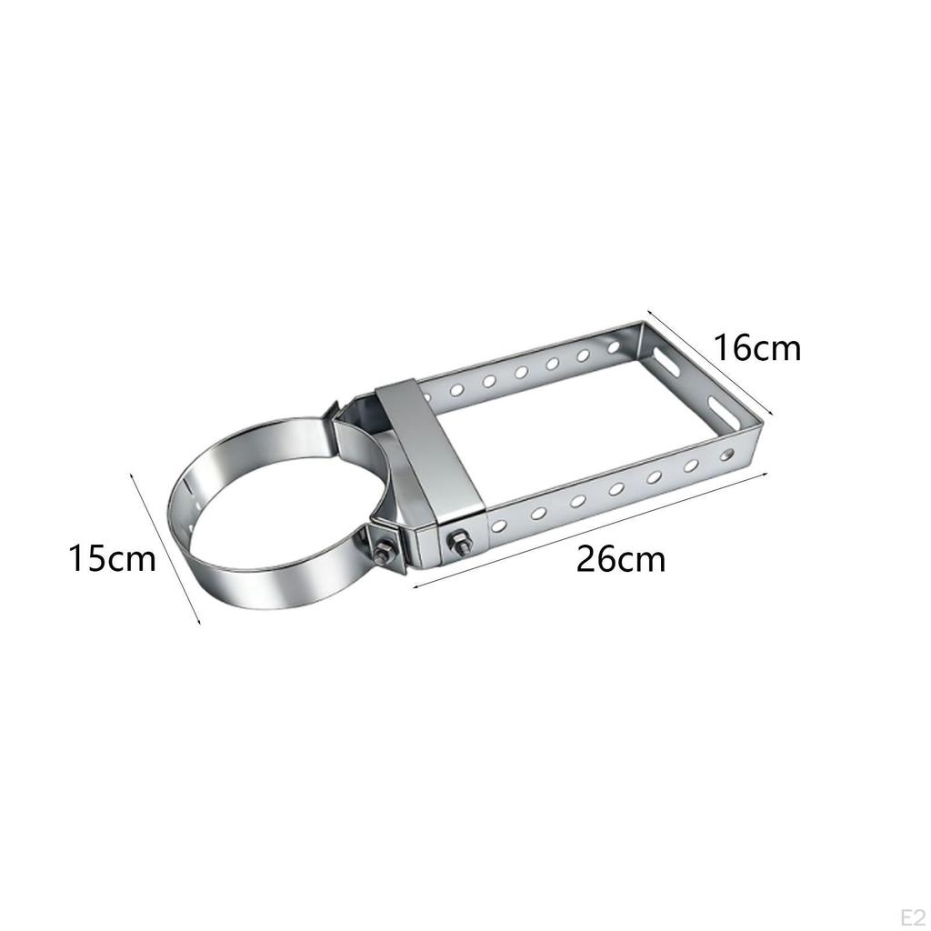 Chimney Pipe Bracket Carbon Steel Fixing Hardware, Easy To Install Accessory Premium, Professional