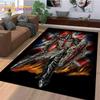 Knight Templar Cavalier Crusaders Cartoon Carpet Rug for Bedroom Living Room Home Sofa Decoration,Kid Game Large Decor Floor Mat