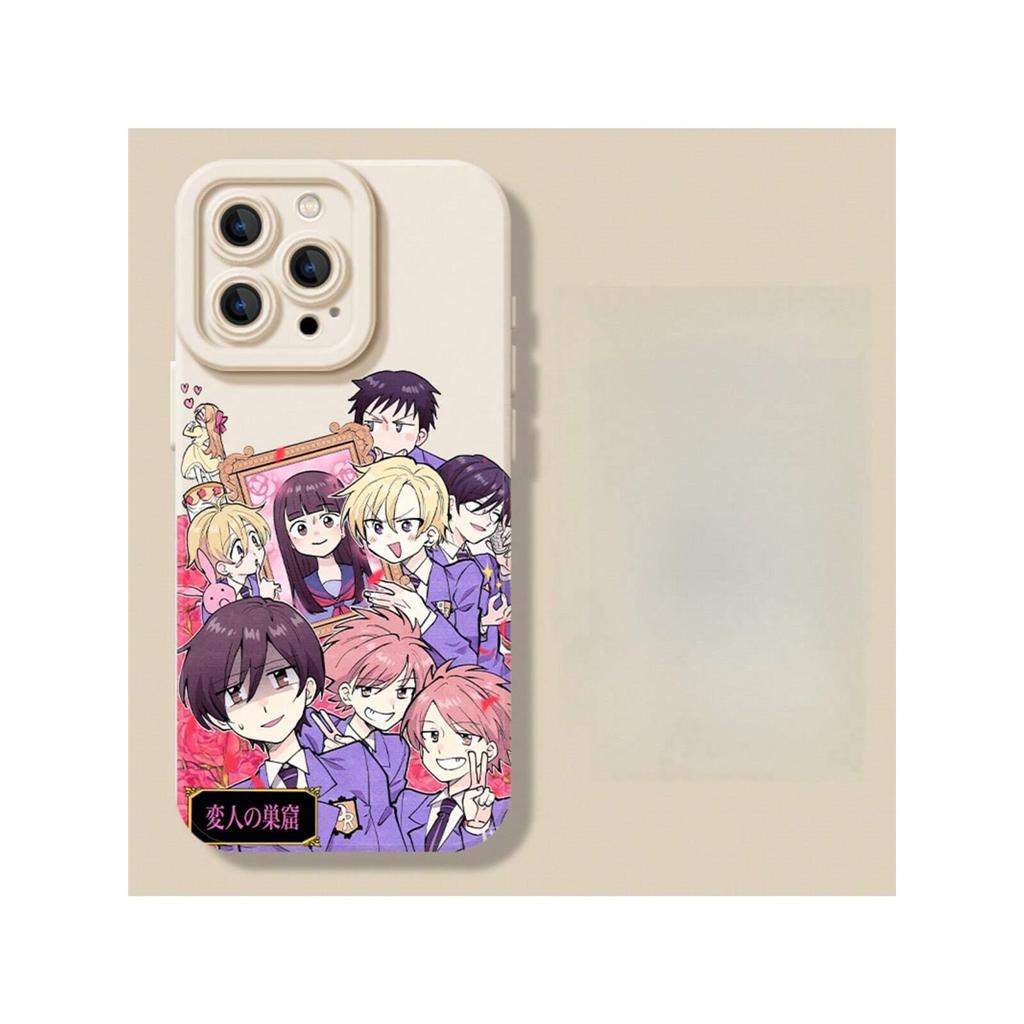 Ouran High School Host Club Character Collage Soft TPU Phone Case For IPhone 15 Pro Max & Samsung Galaxy S24 Ultra, Shockproof Cover