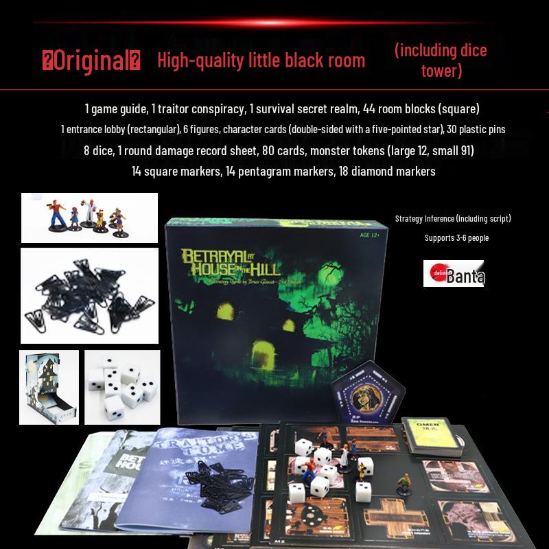 Espansione Stanza Oscura: Betrayal at House on the Hill - Include Miniature Colorate e Torre dei Dadi per Tutti gli Scenari