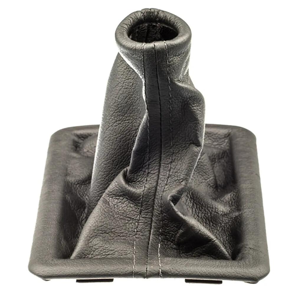 5 Speed Manual Transmission Shifter Boot Cover Black For 2005-2009 Ford Mustang