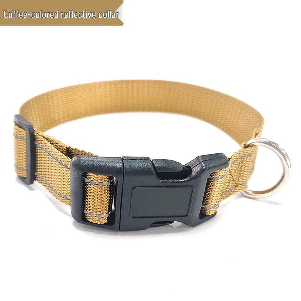 Reflective Adjustable Large Dog Collar - Non-Choke Design