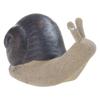 Snail Miniature Figurine Model Coarse Pottery Ceramics Snail Statue Ornament for Fairys Garden Landscape Decoration