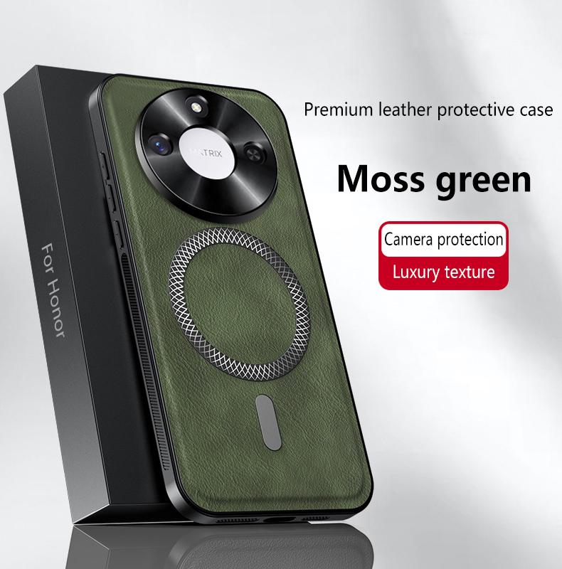 

For Honor X60 X60 Pro leather full-cover magnetic waterproof shockproof fingerprint phone case For Honor X60