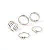 Hanfeng Chaoxian Ring Hollow Love 5-Piece Joint Ring