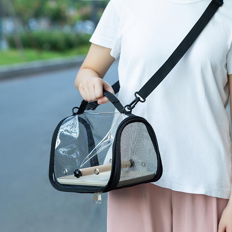 Portable Pet Carrier: Ideal for Small Birds, Pigeons, Lizards, Hamsters, and Cockatiels