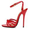 Hey Si Mey Red Extreme High Heels Sandals Women 2025 Summer Shoe Luxury Sexy Black Mules Party Wedding Dance Fetish Shoes Ladies