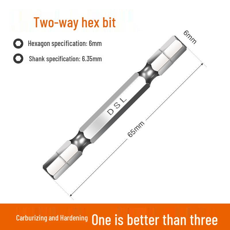 Industrial Grade Magnetic Hex Socket Driver Bit Set for Electric Screwdrivers and Hand Drills