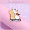 Quirky Cartoon Cat Character Metal Pin Unique Decorative Alloy Brooch For Everyone