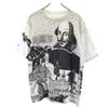 90s Old Shakespeare Print Short Sleeve T-shirt Ivory Art T-shirt Men's Used