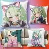 Pretty Kawiai Hot Girl Cute ZZZ Sunna Aria AOD Doublesided printed pillow cover Solid color minimalist pillowcase