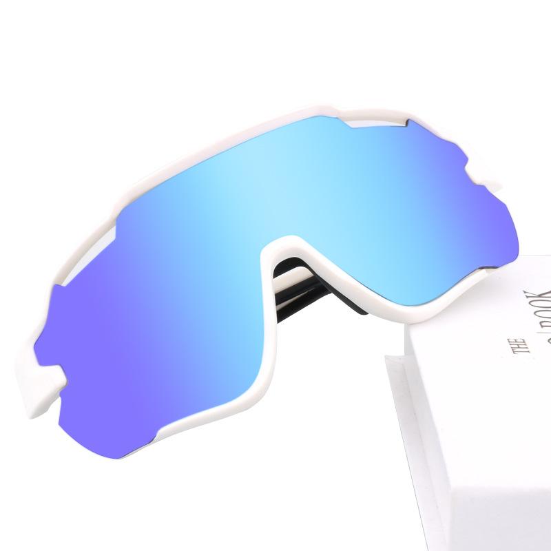Personalized Colorful Riding Glasses Windproof Bicycle Goggles Riding Windshields Black TR90 Sun Protection Sunglasses