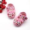 Newborn Baby Girls Leopard Print Prewalker Soft Sole Sandals Single Shoes