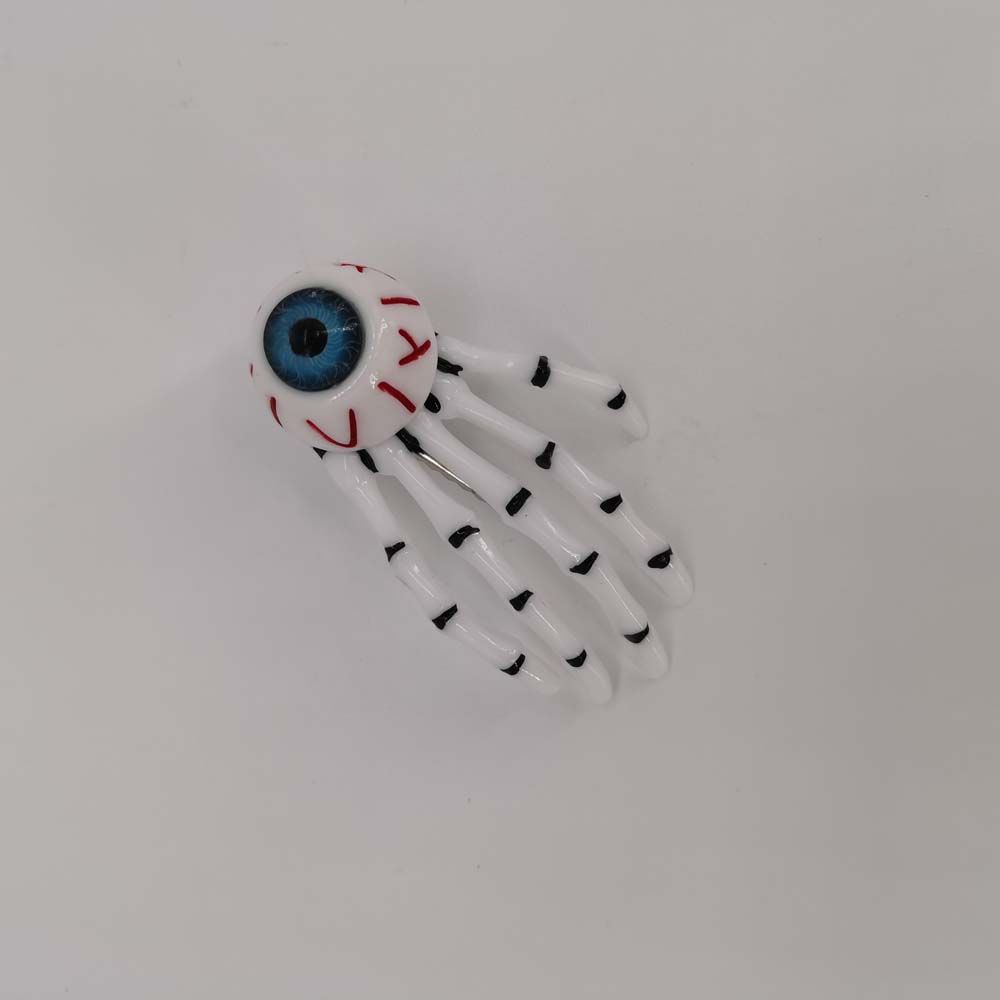 Skull Hand Zombie Punk Halloween Rubber Band Hair Accessories Women Hair Clip Korean Style Barrette