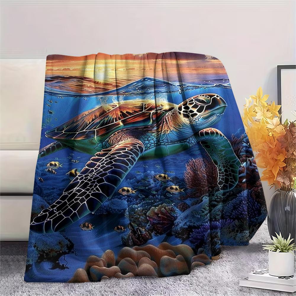 1 Peça Manta de Flanela com Estampa de Desenho Animado, Alta Qualidade Confortável para Todas as Estações, Decoração de Casa, Calor e Conforto, Perfeita para Presente de Natal Aniversário