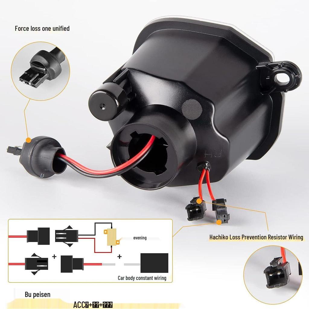 Weiß/Bernsteinfarben Zweifarbiger Sequentieller DRL Blinker für JB64/JB74 Jimny 3-Türer & 5-Türer