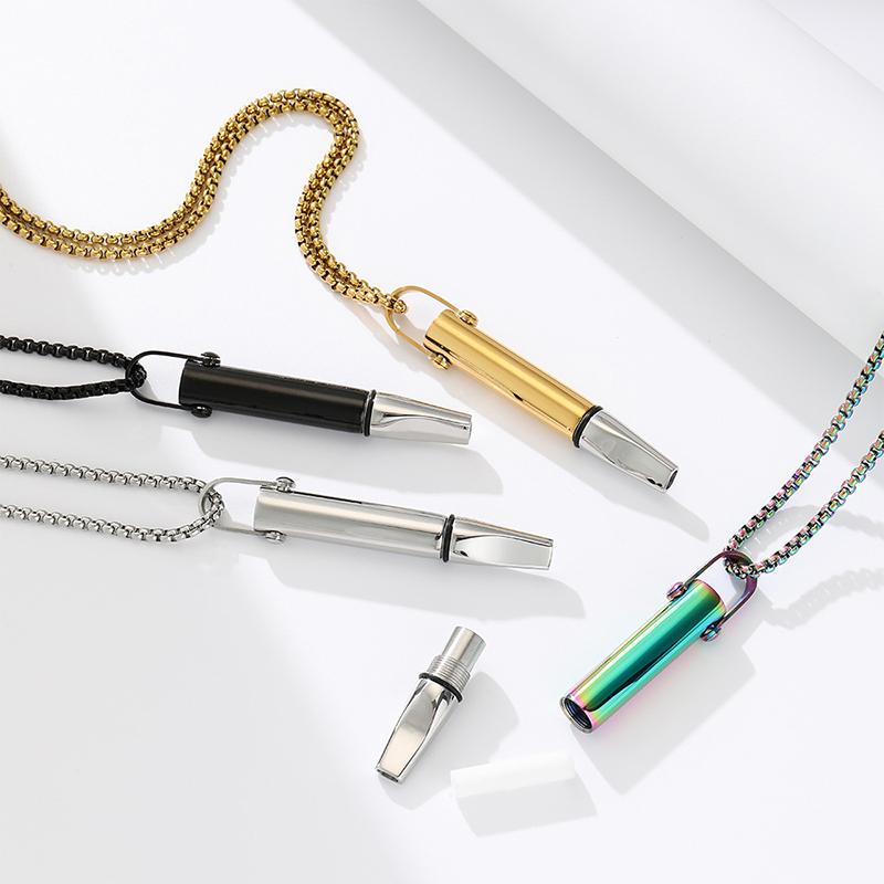 A Yoga Meditation Auxiliary Necklace With A Built-In Cotton Core That Increases Breathing Resistance It Is An Ornament