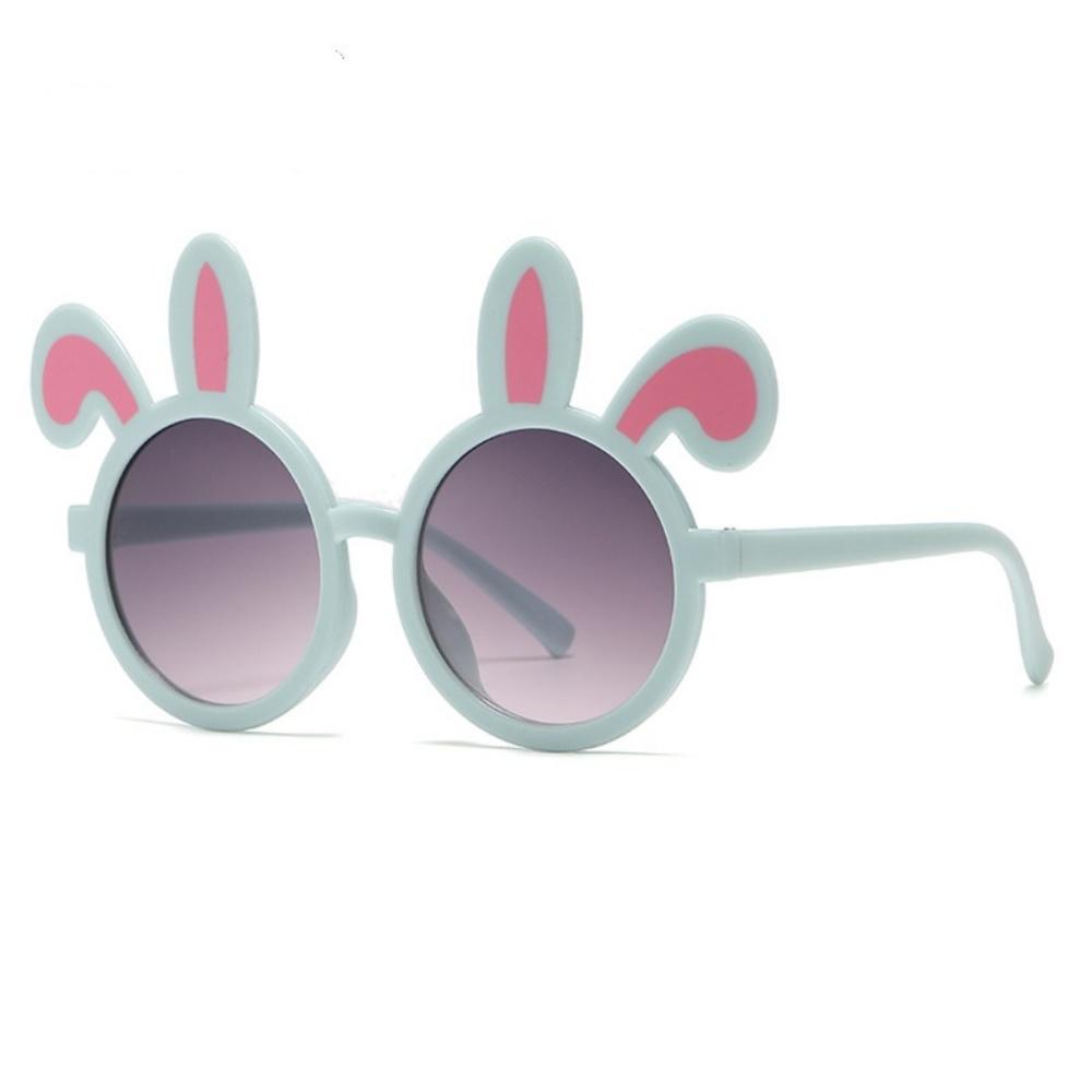 Girls Boys Cartoon Sunglasses Fashion Rabbit Ears Children Sun Glasses Baby Goggles Outdoor UV400 Protection Travel Glasses.