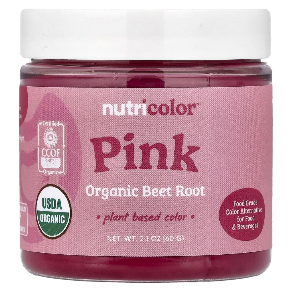 Nutricost, Nutricolor™, Pink Organic Beetroot, 60g (2.1oz)