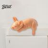 Resin Home Decoration Ornaments 3D Cute Animal Light Switch Sticker Cartoon Pig Cat Mermaid Frog Wall Small Desktop Ornament Crafts Stickers,