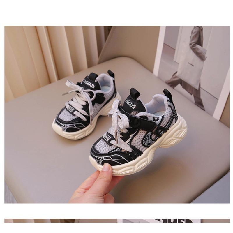 Baby sneakers new dad shoes breathable boys soft-soled shoes girls mesh non-slip running shoes non-slip classmates