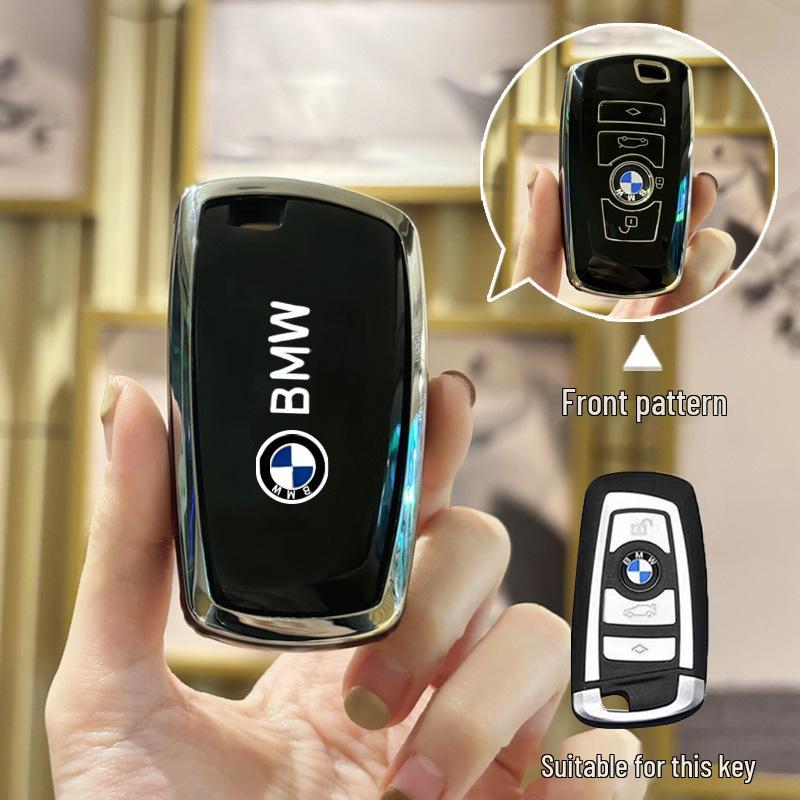 BMW Key Cover for 3, 5, X1, X2, X3, and X5 Series - Fits 1 Series, 320li, 325li, 530 Models.