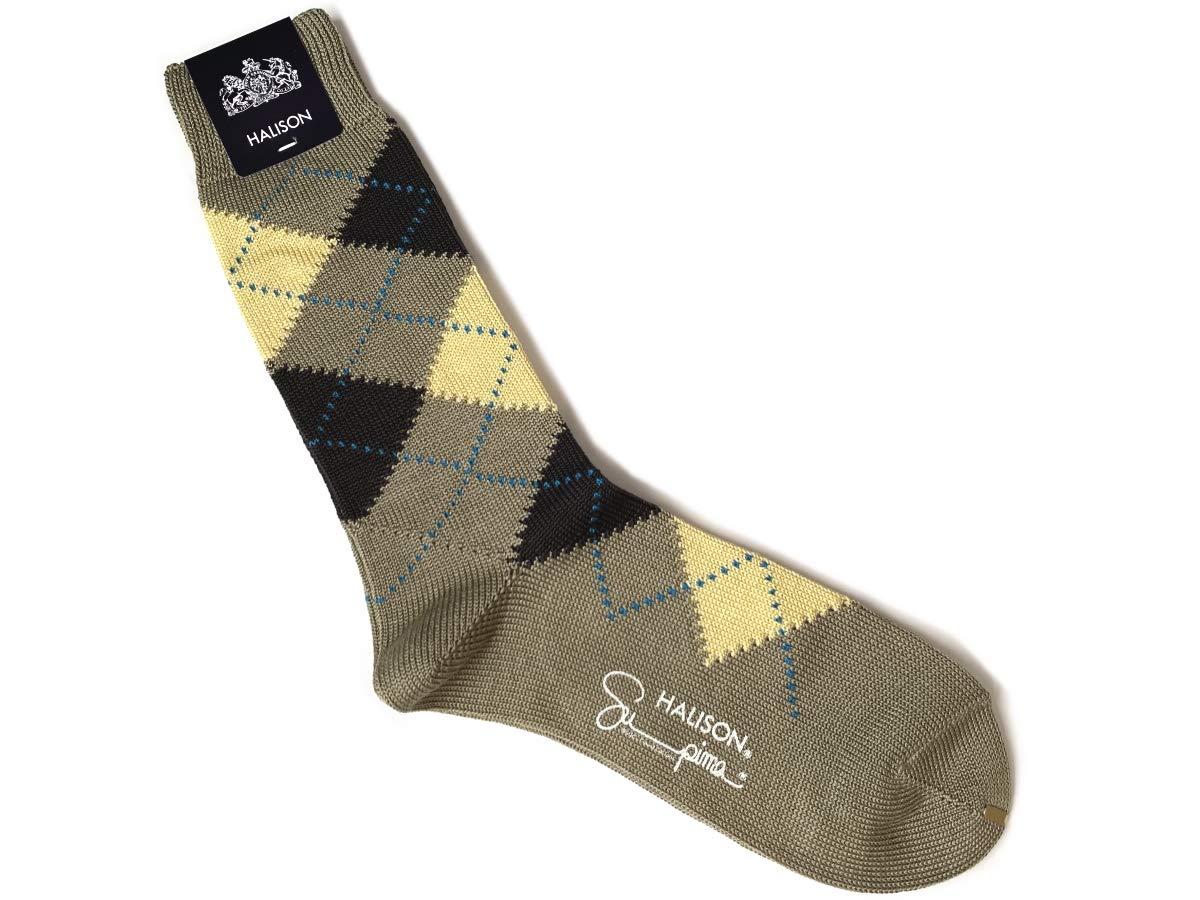 

Носки Harrison 14280 Supima Argyle 6 размеров, оливковые, ромбы, 25-27см (ID),