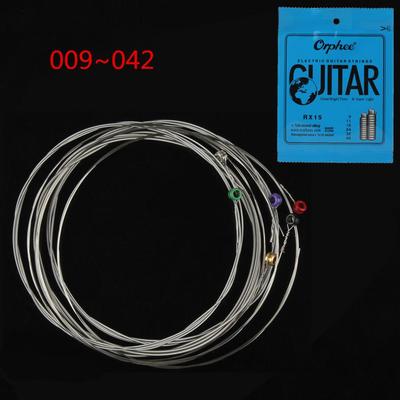 6 Teile/satz E-gitarre Saite 009-042 Nickel Legierung Saite Sechseckigen Kern + 12% Nickel Helle Ton