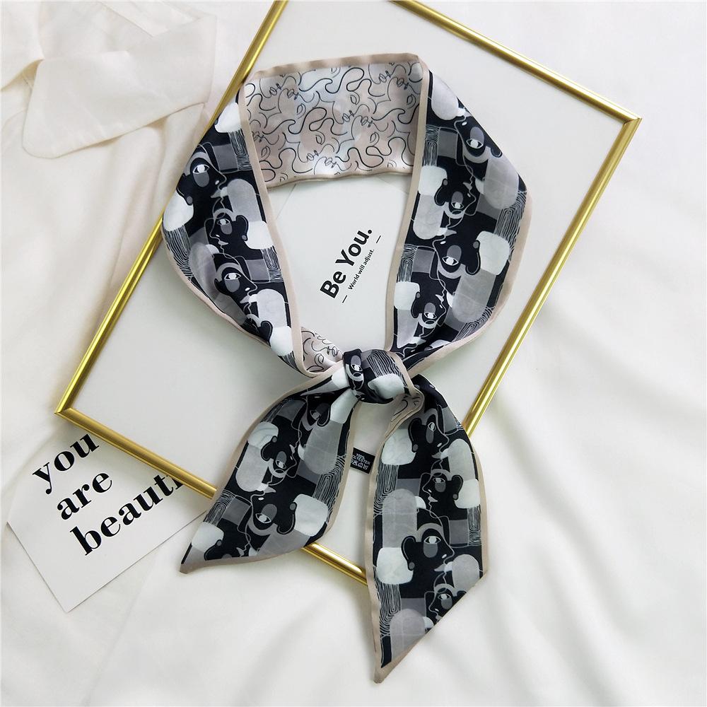 Neue Schals Seidenschals Damen Frühlings- und Herbstsaison Lange dekorative professionelle Schals Sommer Dünne Stile gepaart mit stilvollen Hemden