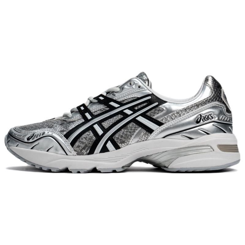 Asics Kiks X  Gel-1090 V1 Fabric Synthetic Leather Transformation Blade Low-Top Lifestyle Sneakers Unisex Sneakers Liquid-Silver 1203A214-020