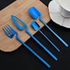 16Pcs Dinnerware Set Stainless Steel Cutlery Set Dinner Knife Fork Spoon Set Kitchen Flatware Western Tableware Party Set
