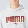 Puma Fleece Hooded Casual Sweatshirt Men Tops White 586543-05