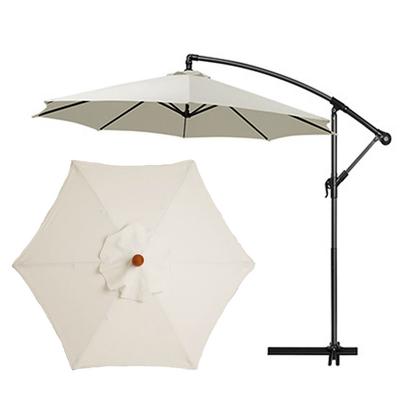 Copertină de înlocuire pentru umbrelă de terasă, 3 metri, 6 spițe, rezistentă la UV, multifuncțională pentru vară, plajă