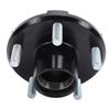 2 Sets 2000lb Trailer Axle Trailer Hub Kit 5 On 4.5in Bolt Circle Trailer Hub 5 Lug for 1in and 1 1 16in Trailer