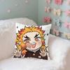 Cool K-Kyoujurou Rengoku Case Plush Fabric Soft Pillowcase Double Sided Print Cushion Cover Household Gifts