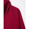 Women Long Sleeve Stand Collar Plaid Pilot Jacket