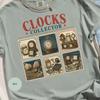 Vintage Clock Shirt, Collector Tee for Horology Enthusiasts and Steampunk Lovers