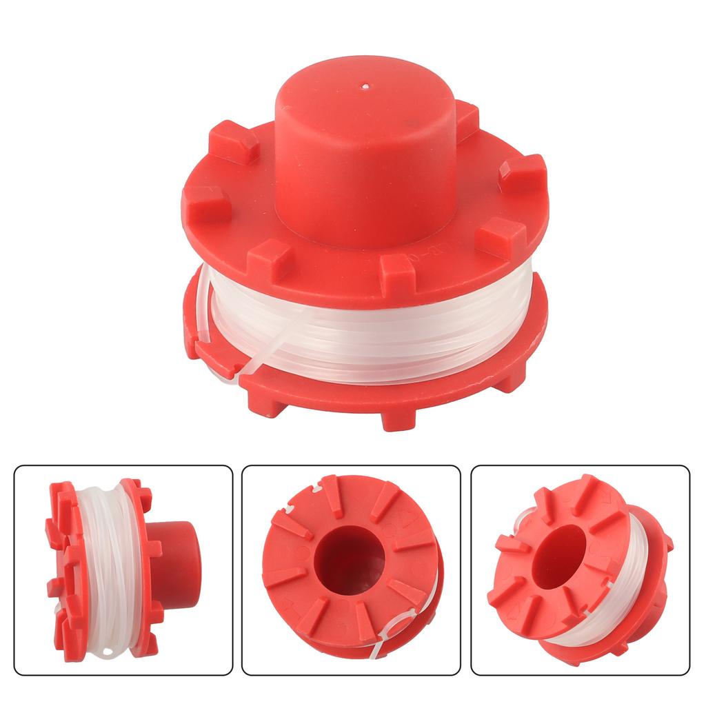 Mower Bump Spool Lawn Mower Spool Spare Parts Accessories Portable Practical 2 Lines Aluminum Cutter Head Garden Mower