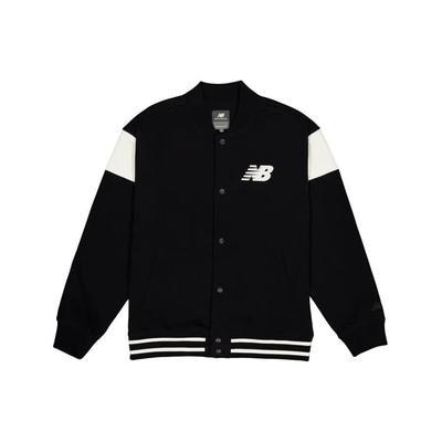 Baseballjacke Herren Schwarz (Unisex) Baseballjacken NME11041 BK