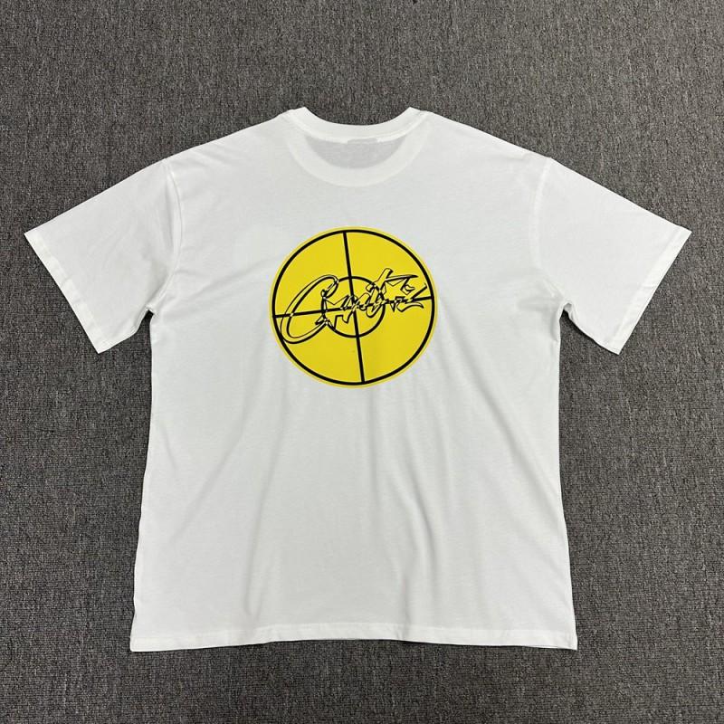 Unisex Streetwear Oversized Cotton Tee With Geometric Print Loose Fit Short Sleeve T-Shirt Men Women