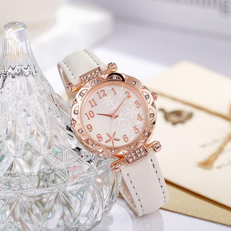 Ladies Student Simple Fashion Trend Waterproof Casual Atmosphere Quartz Women'S Watch