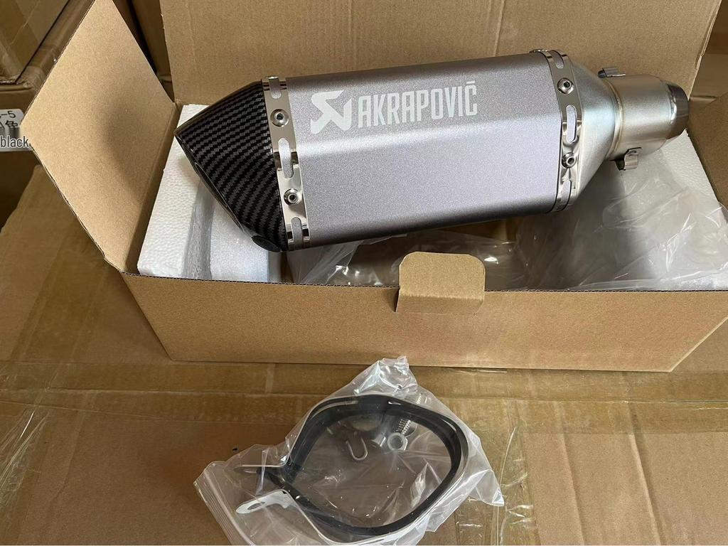 Motorcycle Scorpion Compact Hexagonal Carbon Fiber Exhaust for Ninja Sports Models